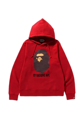 A BATHING APE® logo-print hoodie - Red