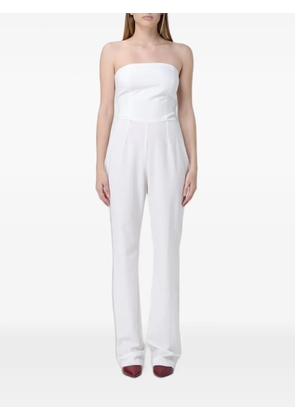 MAR DE MARGARITAS strapless wide-leg jumpsuit - White
