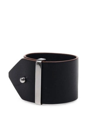Max Mara Tavola stud-detail leather bracelet - Black