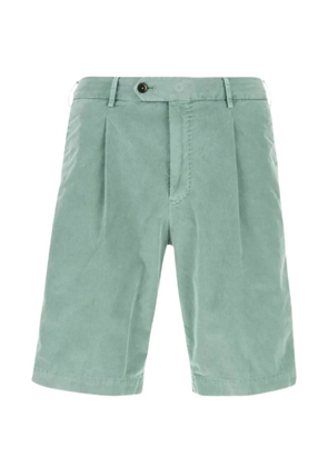 PT Torino pleated corduroy shorts - Green