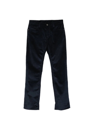 ETRO corduroy straight-leg trousers - Blue