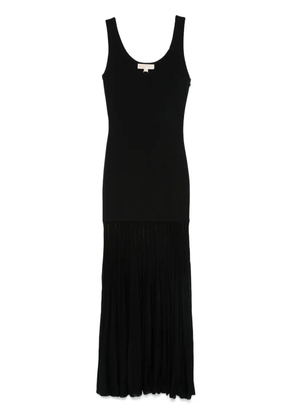 Michael Kors semi-sheer panelling maxi dress - Black