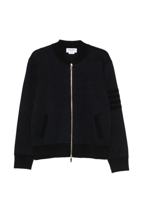 Thom Browne 4-Bar zip-up cardigan - Blue