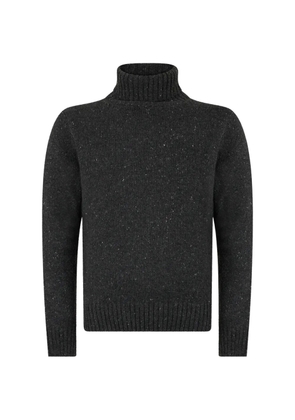 Moorer roll-neck flecked sweater - Grey