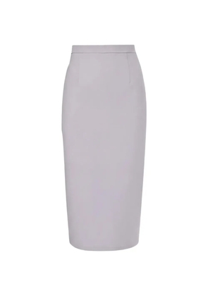 Roland Mouret crepe midi skirt - Grey