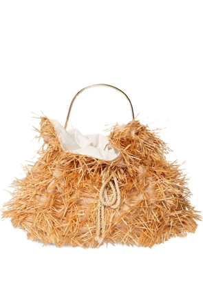 Muller Of Yoshiokubo Savanna fringed-detail tote bag - Neutrals