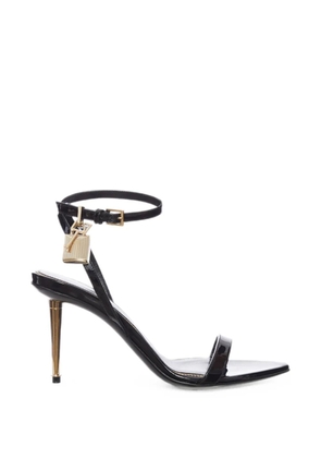 TOM FORD padlock stiletto-heel sandals - Black