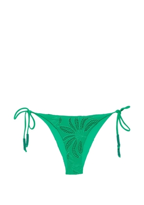 FARM Rio beaded cut-out bikini bottoms - Green