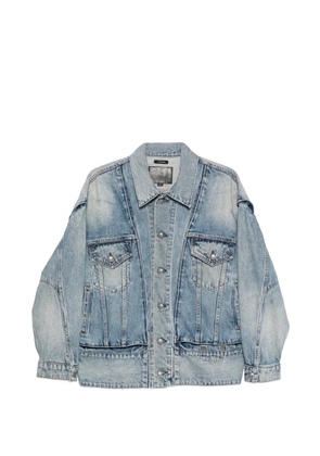 R13 layered-effect denim jacket - Blue