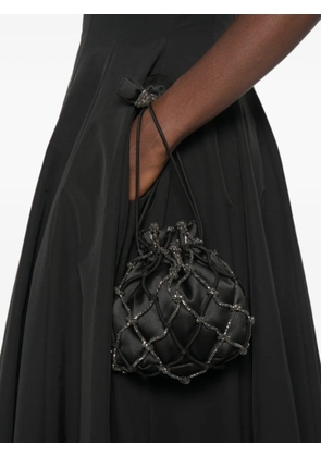 Rosantica crystal-embellished mini bag - Black