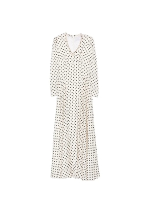 Adamaris polka-dot maxi dress - Neutrals