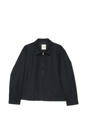 SANDRO zip-up wing-collar jacket - Blue