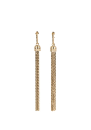 Balmain brass tassel earrings - Gold