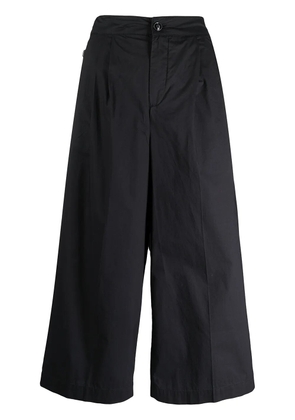 Woolrich cropped wide-leg trousers - Black