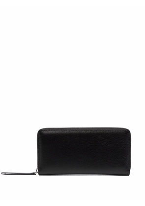 Maison Margiela numbers-patch leather wallet - Black