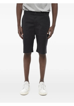 Diesel embroidered-logo stretch-cotton shorts - Black