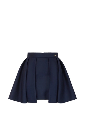 Elisabetta Franchi cool wool miniskirt - Blue