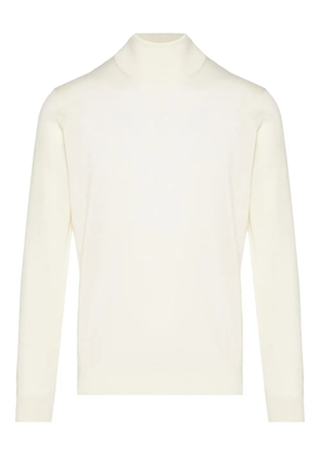 Lardini long-sleeves wool sweater - White