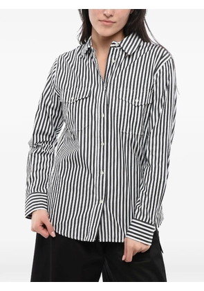 Woolrich Sahariana striped shirt - White