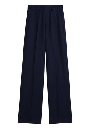 AMI Paris high waist wool trousers - Blue