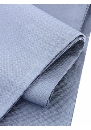 Corneliani patterned silk scarf - Blue
