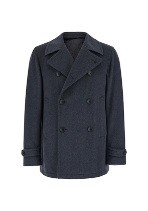 Tagliatore short double-breasted coat - Grey