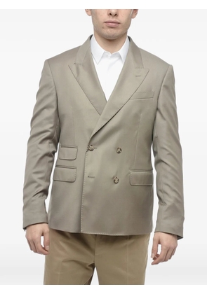 1989 STUDIO double-breasted peak-lapel blazer - Neutrals