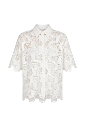 MeimeiJ scalloped-hem shirt - White