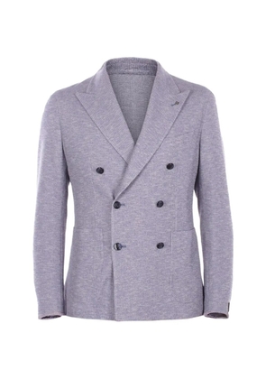 Tagliatore double-breasted peaked-lapel blazer - Blue