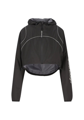 Balenciaga hooded cropped jacket - Black
