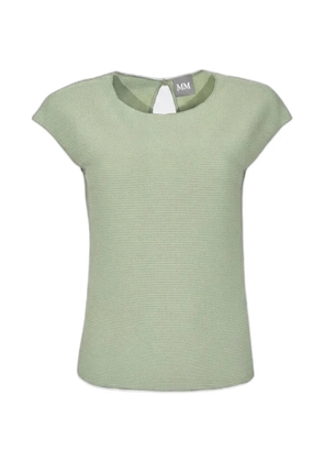 Max Mara ribbed-knit T-shirt - Green