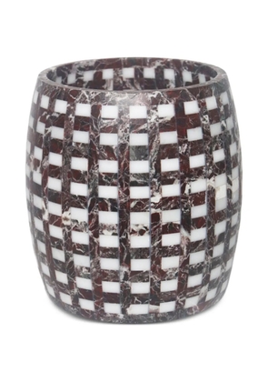Editions Milano Lace marble vase - Red
