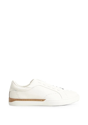 FENDI elasticated slip-on sneakers - White