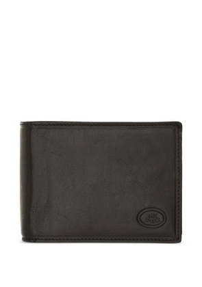 The Bridge logo-embossed leather wallet - Black