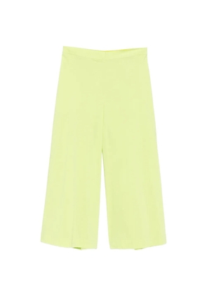 Liviana Conti green cropped trousers