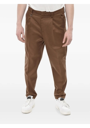 Paolo Pecora Duomo pleated trousers - Brown