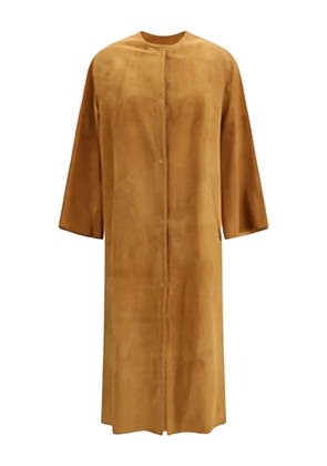 Salvatore Santoro snap-fastening side-slit coat - Brown