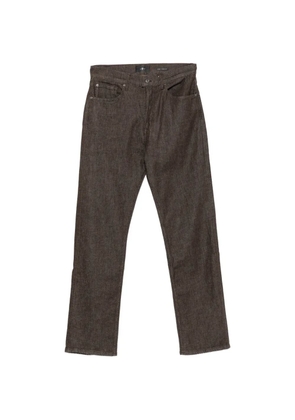 7 For All Mankind straight-leg five-pocket jeans - Brown