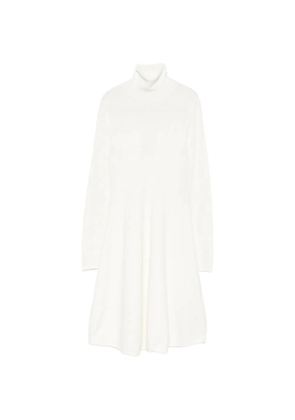 Blugirl roll-neck midi dress - White