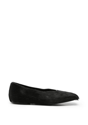 Rick Owens square-toe ballet flats - Black