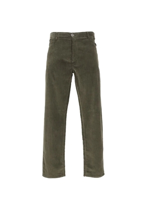 Isaia corduroy trousers - Green