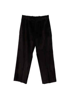 OUR LEGACY Borrowed plissé-effect cotton trousers - Brown