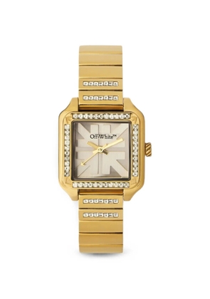 Off-White After Hours Pavé 31.5mm watch - Neutrals