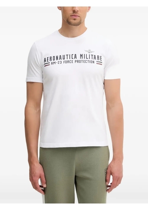 Aeronautica Militare logo-print T-shirt - White