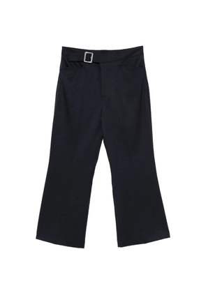 Liviana Conti belted cropped trousers - Blue