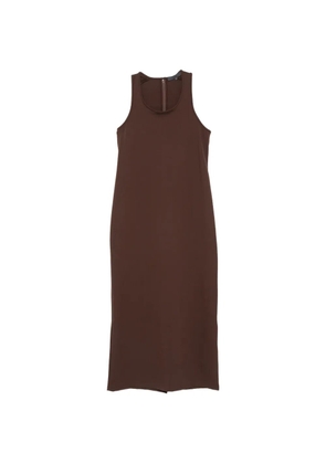Tibi sleeveless midi dress - Brown