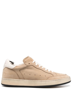 Officine Creative lace-up leather sneakers - Neutrals