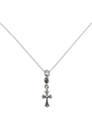 Chrome Hearts Tiny Cross ball-chain necklace - Silver