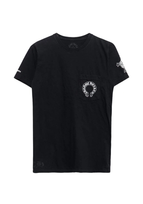 Chrome Hearts logo-print pocket T-shirt - Black
