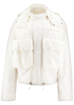 Ferragamo detachable-hood jacket - White